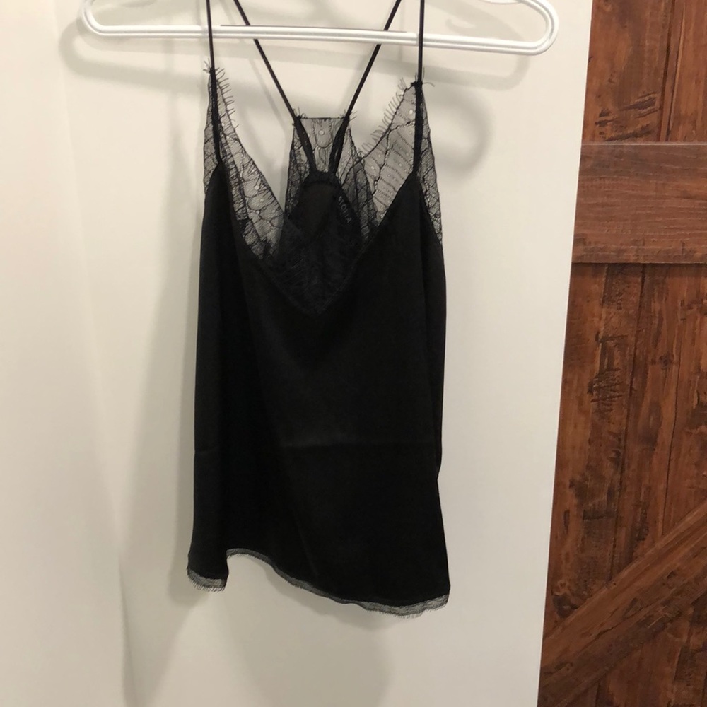 Black lace tank from Red Dress Boutique size small